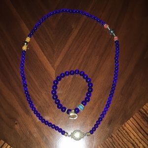 Necklace and bracelet pair